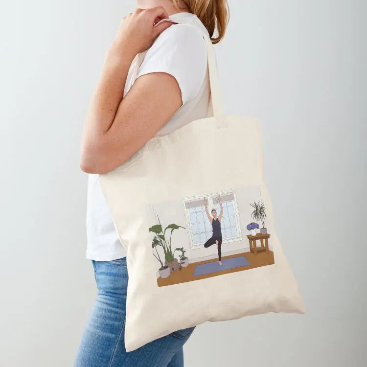 

Yoga With Adriene Tote Bag tote bag men's tote bag canvas Women's