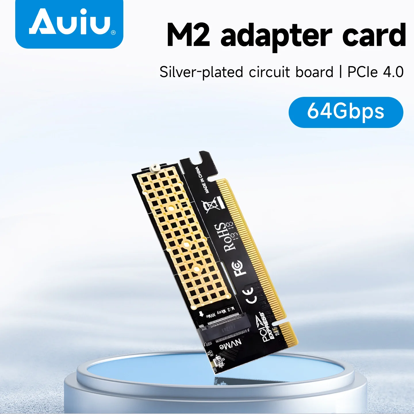 

Карта преобразования жесткого диска Zakupa PCIe в M.2 NVME — адаптер карты расширения интерфейса PCIe 4.0 X16