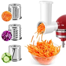 Vegetable Slicer for Kitchen Aid Attachment Slicer Shredder Compatible with Kitchenaid Accessories Cheese Grater Attachment