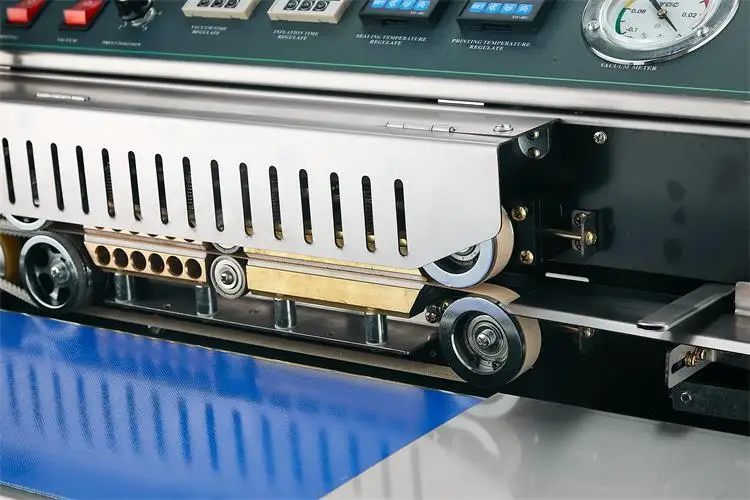 FRV1000NP Semi Automatic Vertical Band Plastic Bag Heat Sealer Packing Sealing Machine