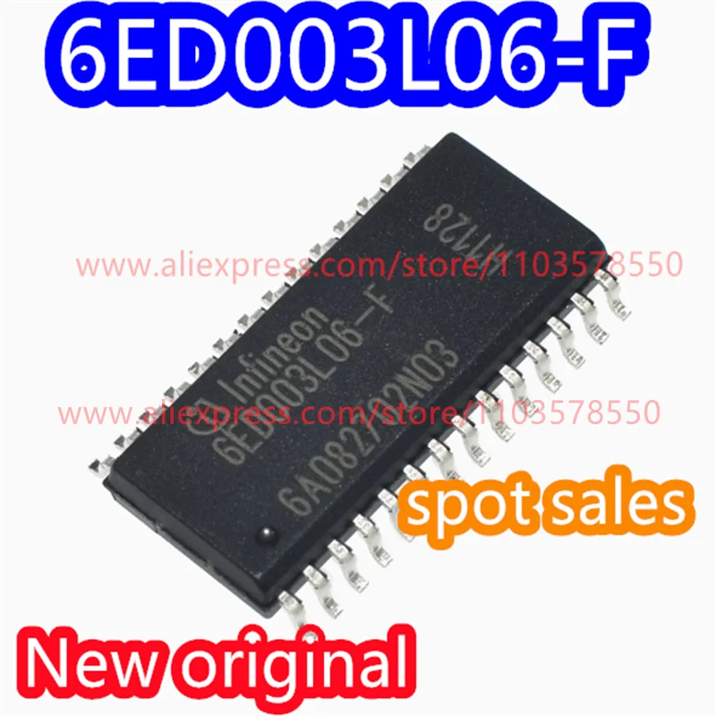 10PCS  New original 6ED003L06-F2 6ED003L06 package SOP28 three-phase full bridge driver chip 6ED003L06-F 6EDOO3L06