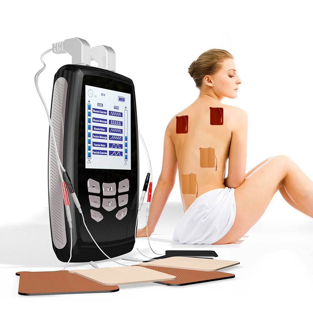 

12 Modes Electric Tens Relax Muscle Stimulator EMS Acupuncture Body Massage Digital Therapy Infrared Machine Electrostimulator