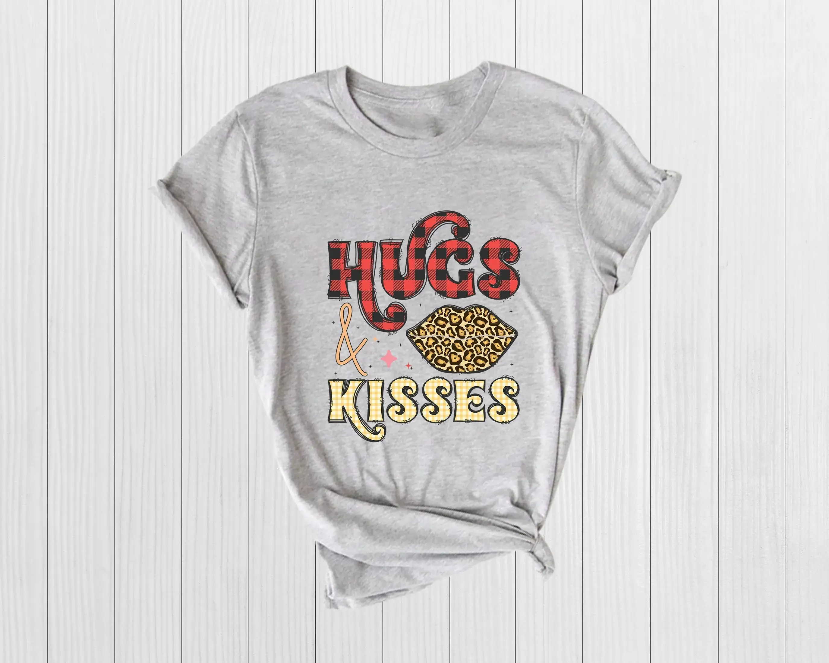 Футболка Xoxo Hugs And Kisses на День Святого Валентина, женская пара, любовь