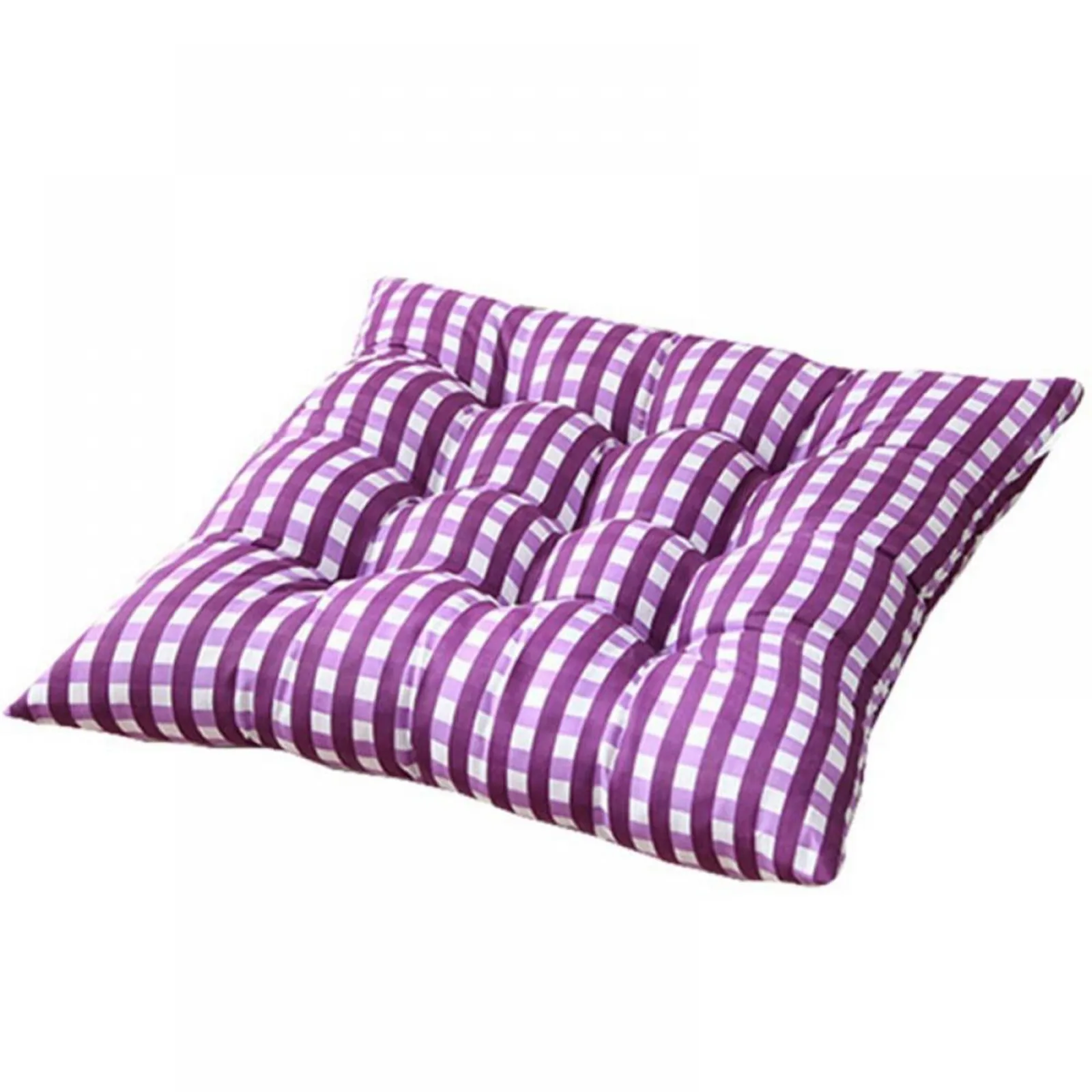 35*35cm Plaid Square Chair Cushion Seat Cushion With Anti-skid Strap Indoor Outdoor Sofa Cushion Pillow Cushion For Home Office