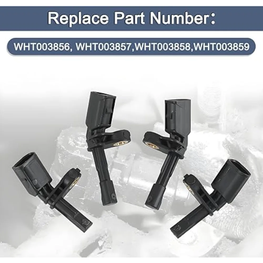 4 قطعة ABS عجلة السرعة الاستشعار 7H0927803 الجبهة الخلفية اليسرى اليمنى ل Volkswagen VW باسات جيتا تيجوان بيتل GTI EOS جولف CC