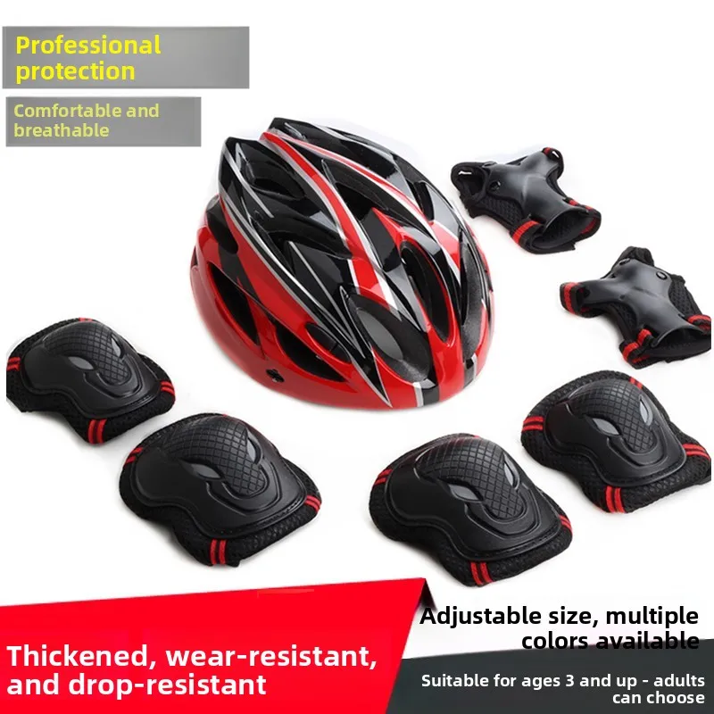 children's-cycling-helmet-lightweight-anti-fall-roller-skating-protective-gear-skateboard-equipment-full-set-bicycle-balance