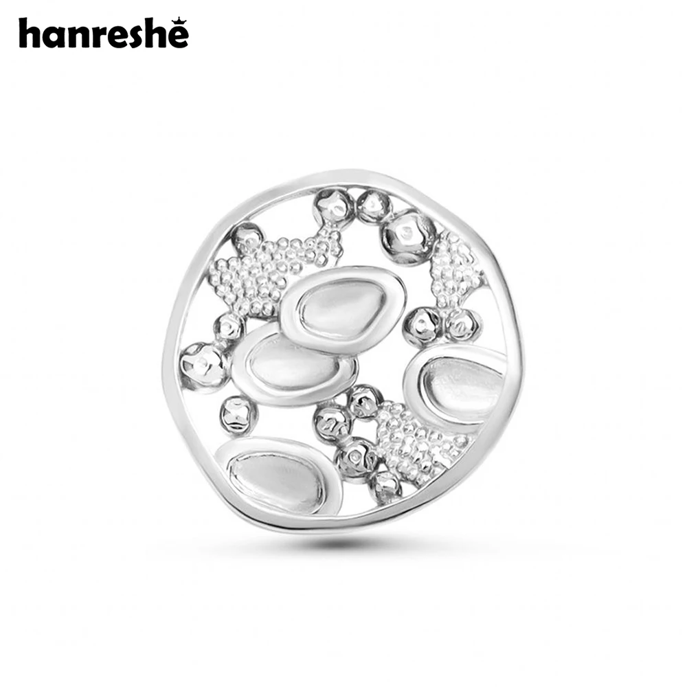 Hanreshe Creative Medical Blood Molecules Brooch Pin Quality Silver Plated Metal Lapel Backpack Blood Vessels Badge Jewelry