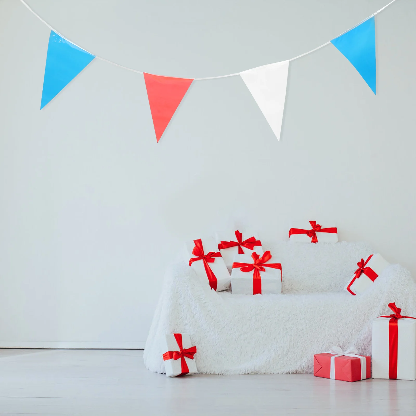 

Usa Party Decorations 4Th of July Banner Cloth Patriotic Bunting American Themed Celebration Usa Party Decorations