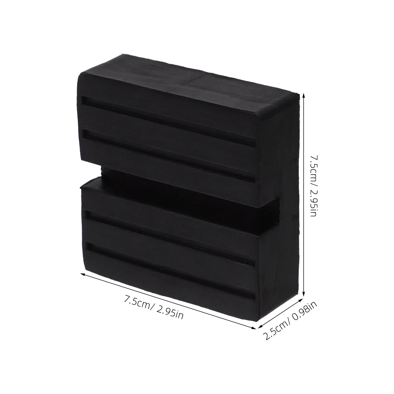 Universal Square Rubber Jack Pad Anti-Slip Support Block Car Floor Jack Lift Adapter Protector for Auto Truck Vehicle Repair
