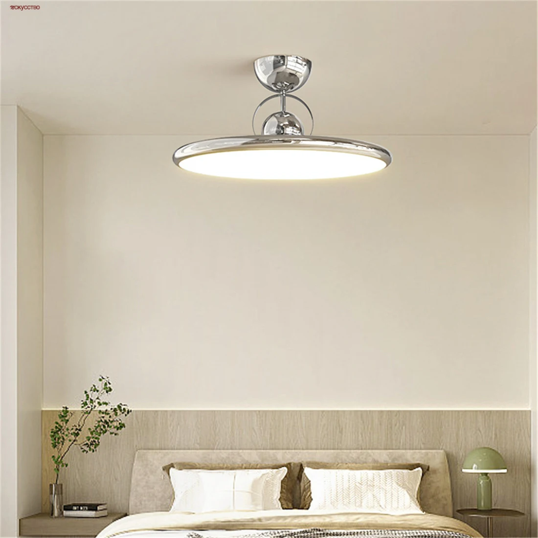 

Nordic Modern Round Chrome Color Led Ceiling Lamp Living Room Corridor Hallway Hotel Indoor Lighting Fixtures Minimalism Decor