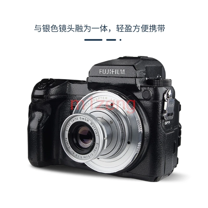 حلقة محول LM-GFX لعدسة leica m lm zm vm إلى fujifilm GFX g Mount GFX50S GFX50R gfx100 gfx100s gfx50SII كاميرا متوسطة الحجم