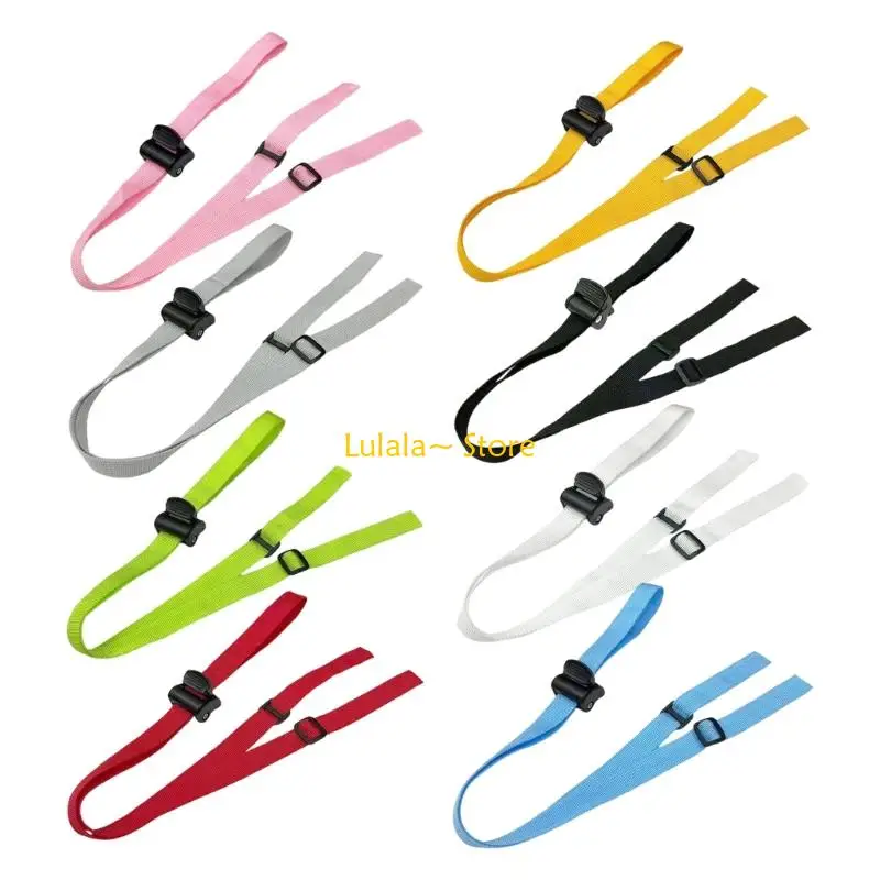 

Y4QA Heavy Duty Nylon Strollers Safety Strap Belt Secure Adjustment System Wide Compatibility for Baby Carriages