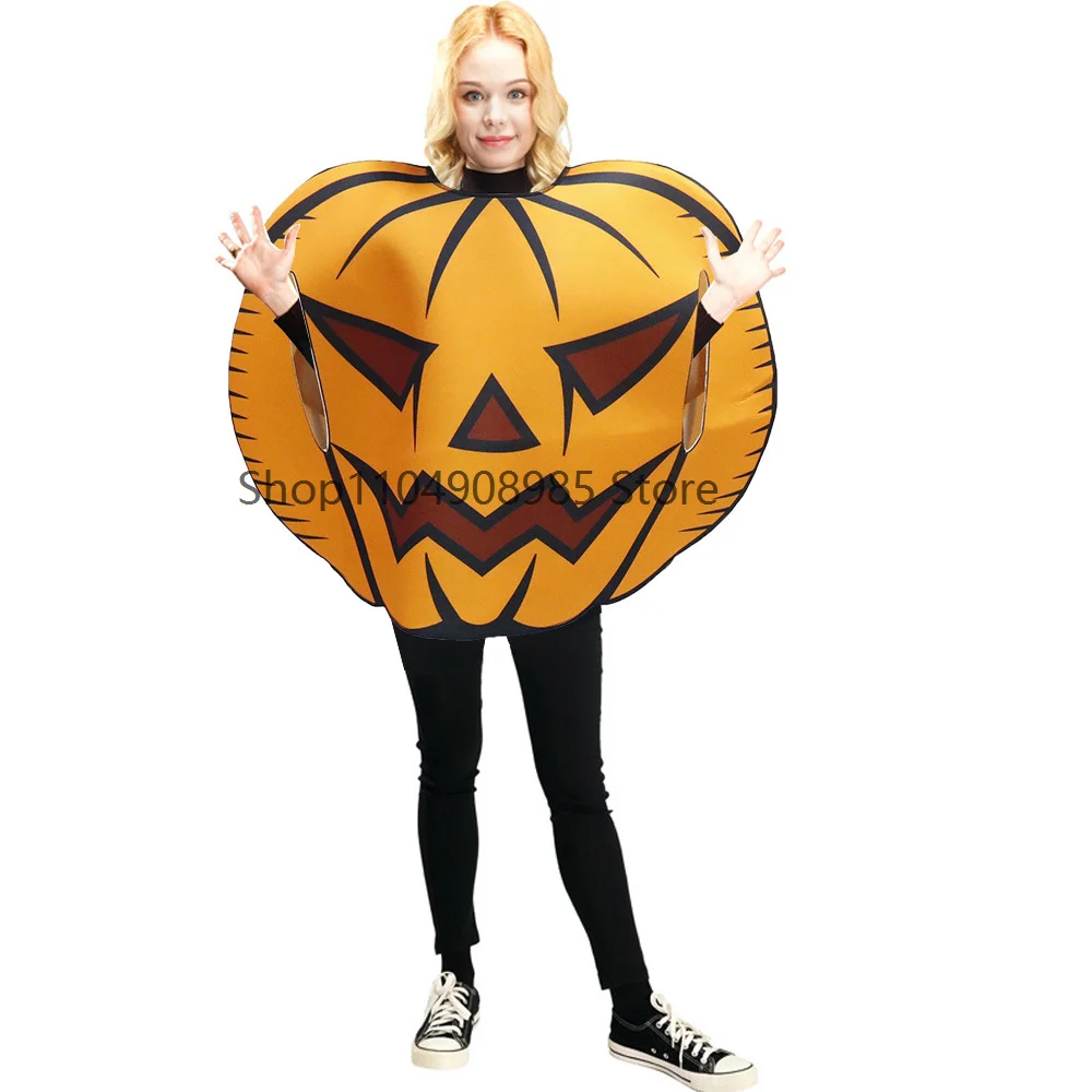 

OU1 Halloween Evil Pumpkin Cosplay Costume Adult Carnival Party Stage Performance Pumpkin Costumes Funny Wacky Showing Clothing