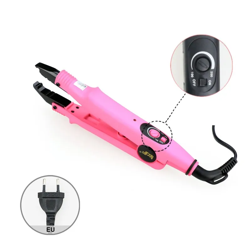 Профессиональный инструмент для наращивания волос Loof, соединитель для волос, термоутюг, соединитель, палочка, регулируемая температура, инструмент для плавления с