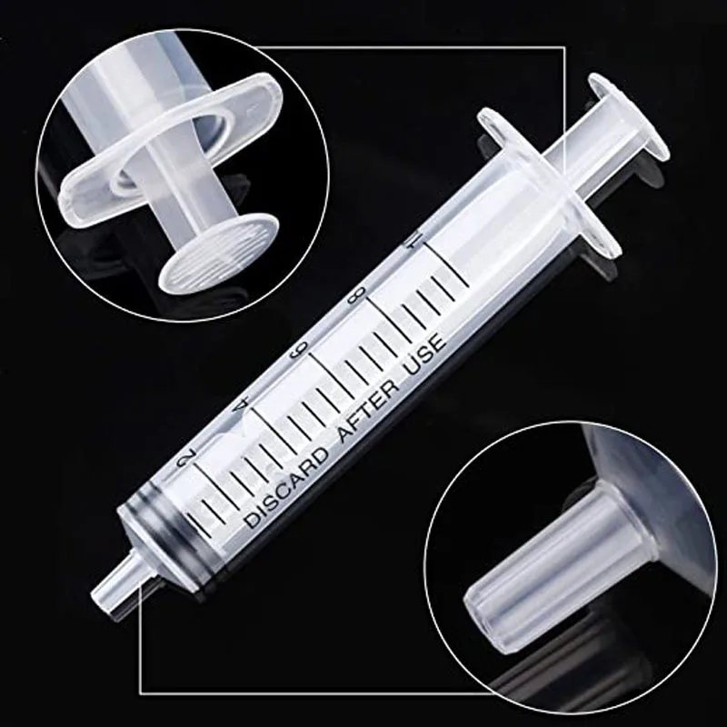 Wholesale 5-100Pcs Reusable 10ML Plastic Nutritional There Is No Needle! Health Syringe – Measuring Tool, Sampling Syringe