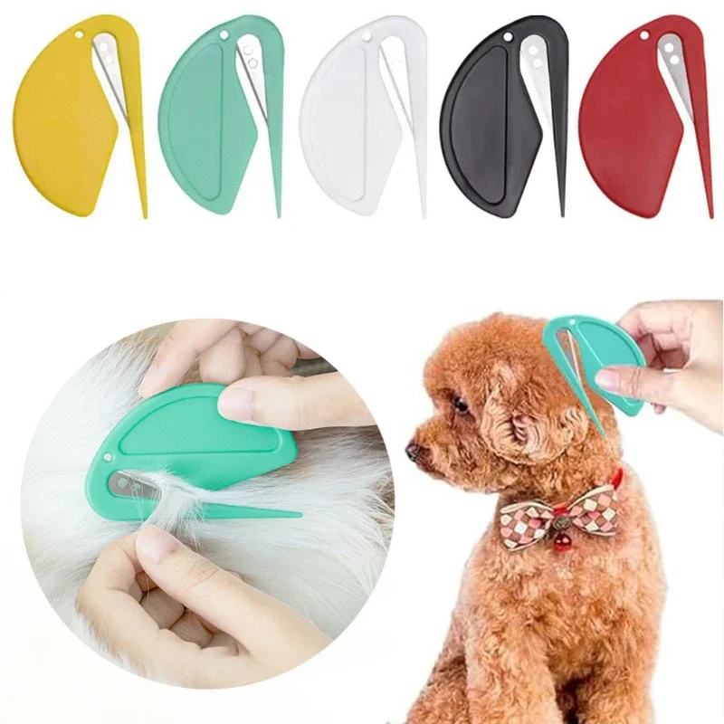 10pcs Pet Knot Cutter Dog Sharp Grooming Knot Remover Puppy Hair For Shedding Grooming Trimmer Comb Cat Accessories DIY Supplie