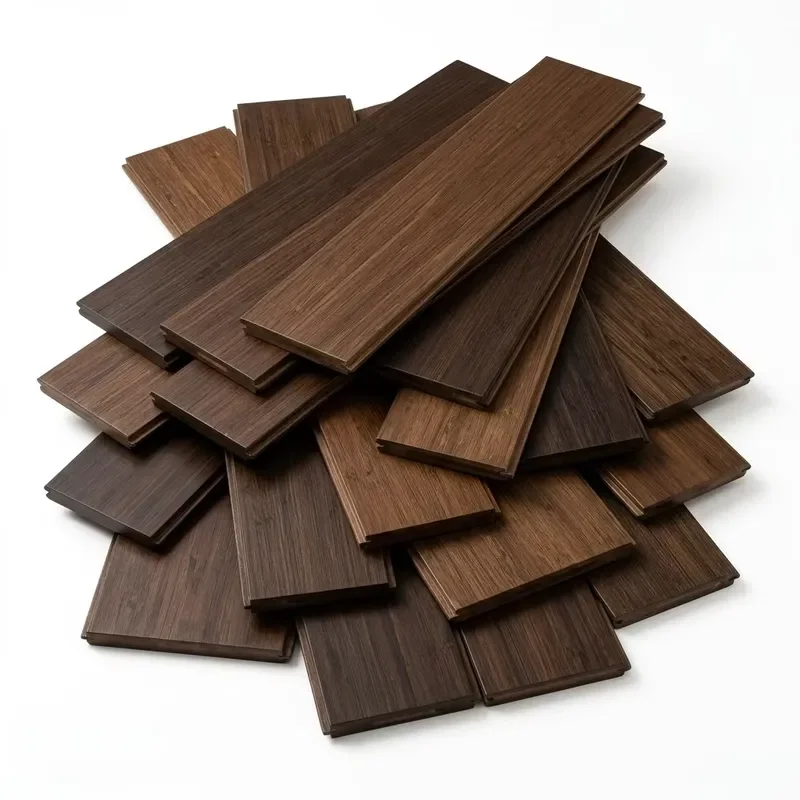 Direct Factory Durable Certified Carbonized Bamboo Floor for Study Room With Scratch Resistant Performance