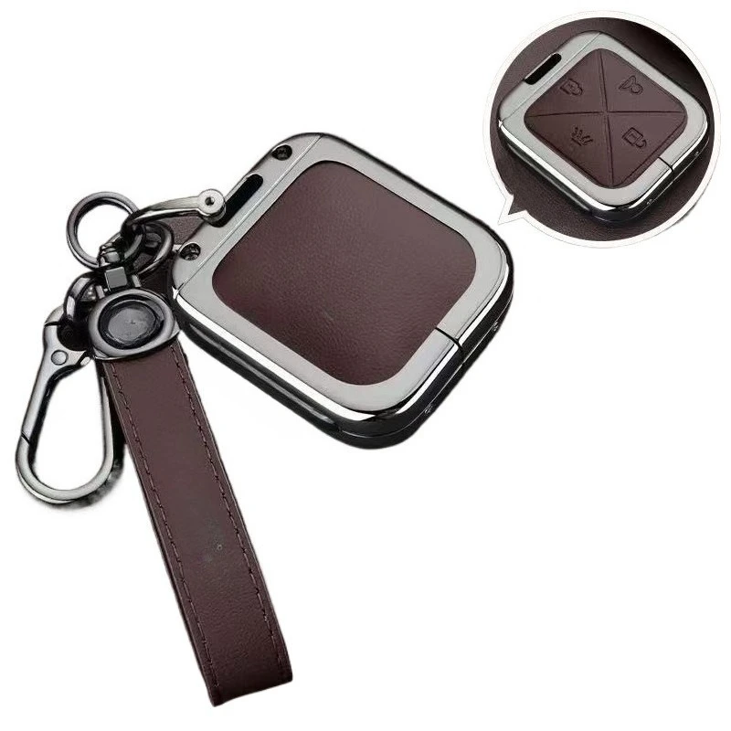 

Zinc Alloy Key Fob Cover for Buick E5/E4, Heavy Duty Metal Protective Case Shell with Keychain, Anti-Drop & Scratch Proof
