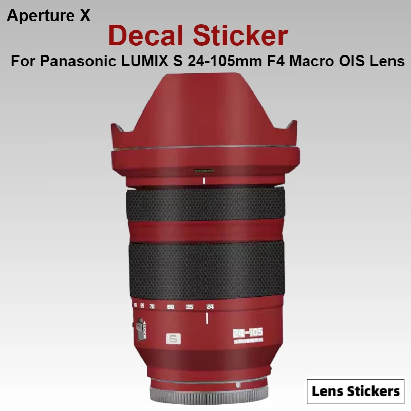 

Для Panasonic LUMIX S 24-105 мм F4 макро OIS наклейка на объектив защитная наклейка на кожу виниловая пленка защитное покрытие от царапин