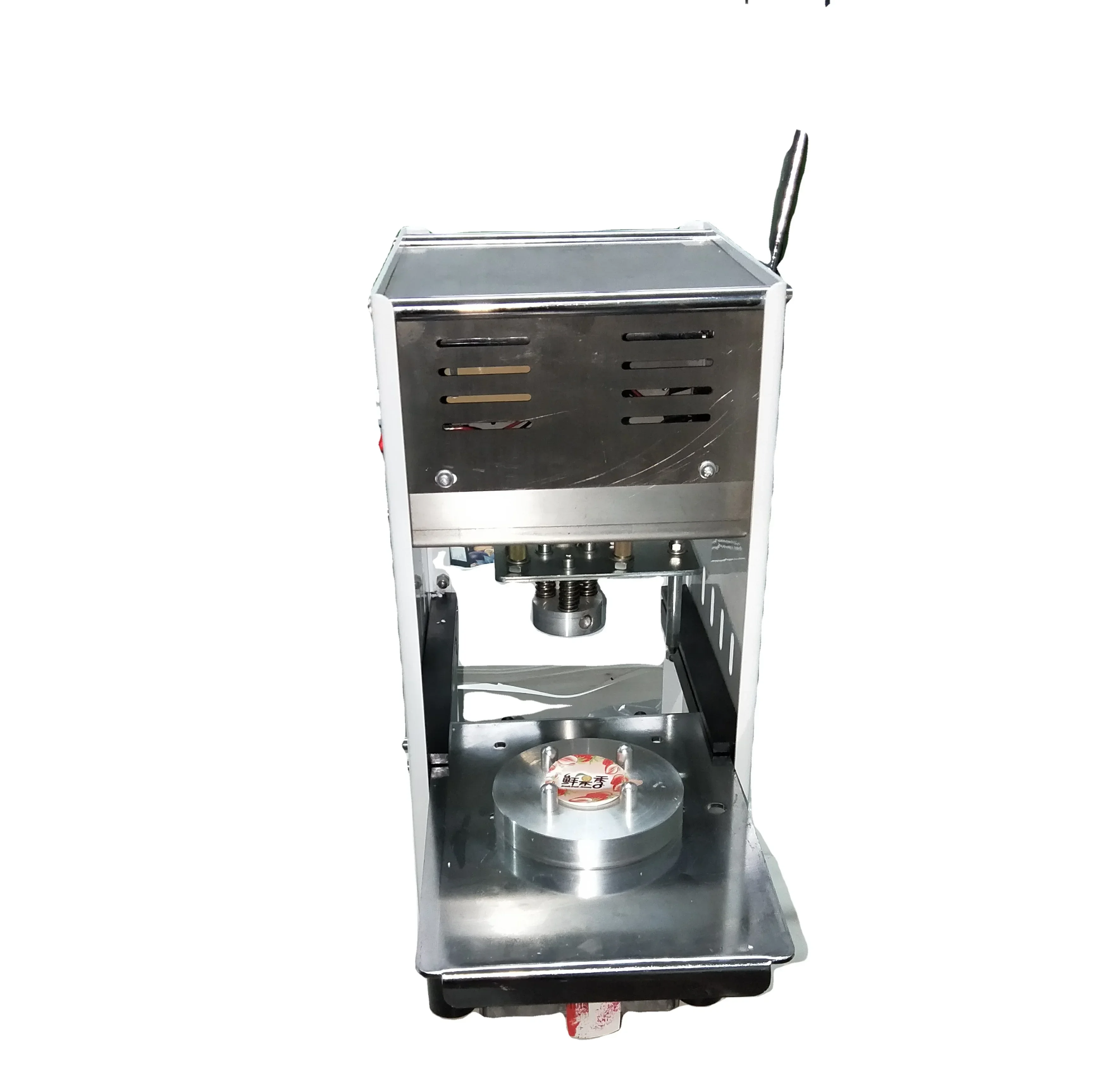 

Small Manuel Ice Cream Cup Piece Film Hot Sealing Machine or Calippo Paper Cup and Pp Cartons Sealing Machine Manual Can Sealer