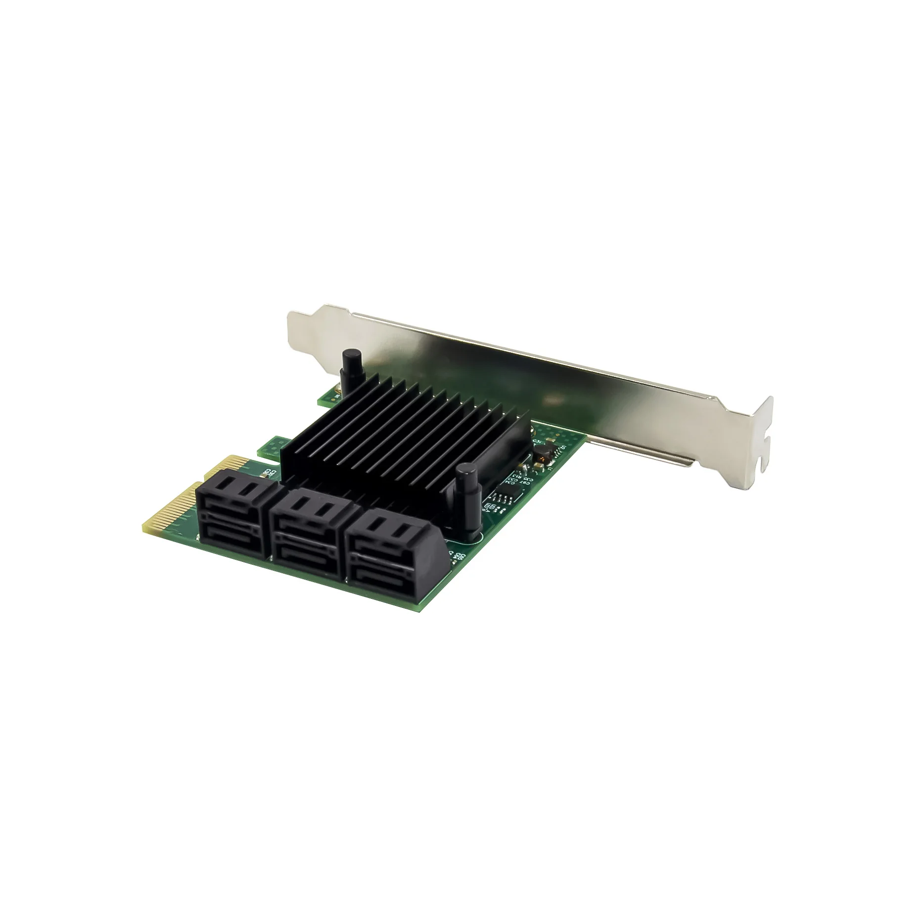 SUNWEIT ST546 PCIe X4 ASM1062 Placa de expansão SATA Gen3 de 6 portas