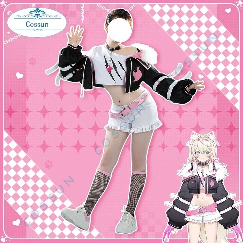 [Customized] NIJISANJI Vtuber Hololive EN Advent Mococo Abyssgard Cosplay Costume Halloween outfits Women New Suit Uniform