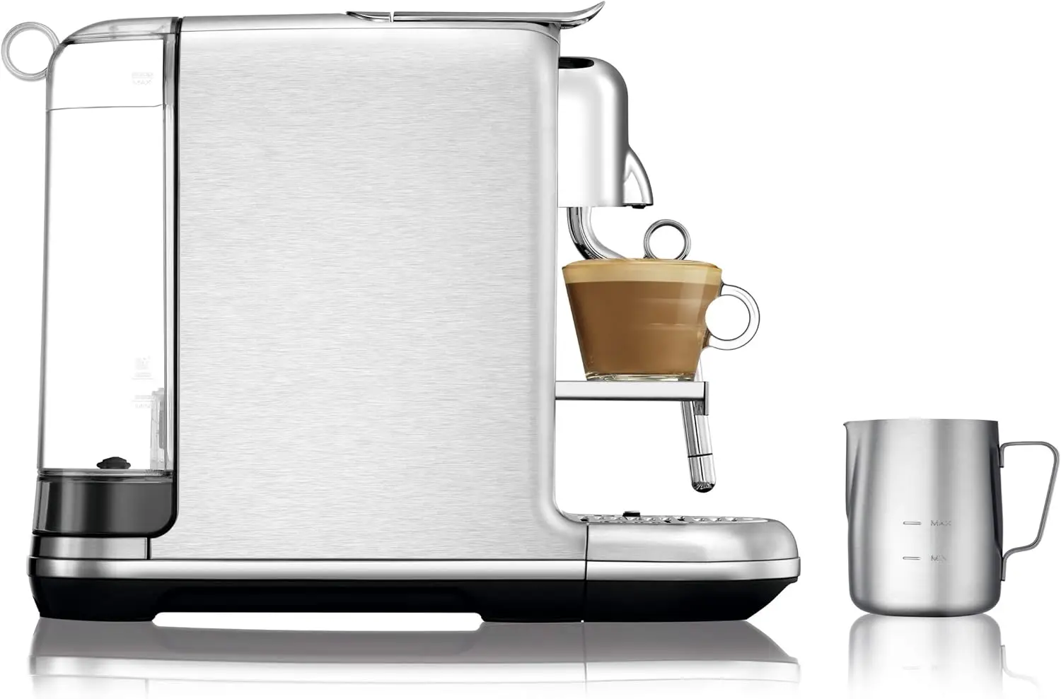 Nespresso the®Mesin Pro Espresso, BNE900BSS, baja tahan karat disikat