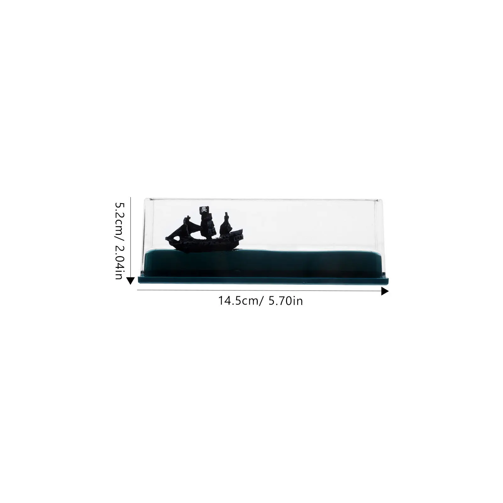 Cruise Ship Fluid Drift Bottle Unsinkable Boat Desktop Decoration Creative Ocean Theme Desk Decor Unique Bedroom Living Room