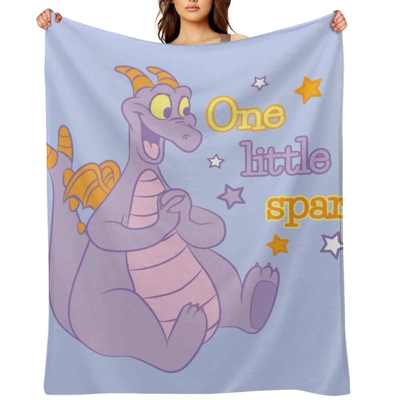 

One little spark Throw Blanket Flannel Fabric blankets and throws Furry Summer Beddings Blankets