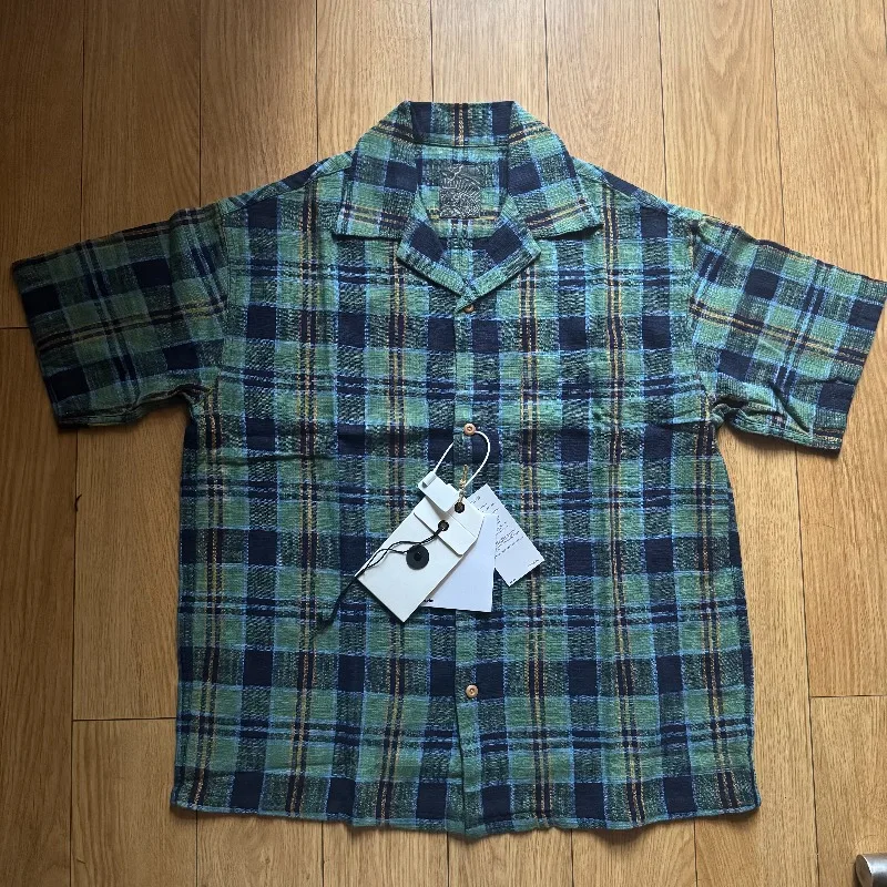 

VISVIM kofu ICT 21SS Wallis Shirt Check N.D Hand knit yarn shirt