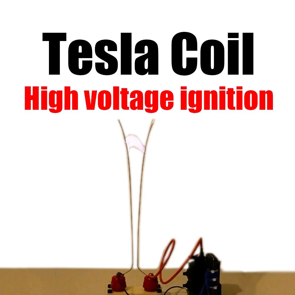 Jacob Ladder arco di accensione ad alta tensione generatore di impulsi esperimento fai da te bobina di Tesla esperimento fisico Geek Toy ZVS 24V