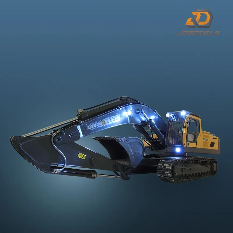 

JDMODEL Lighting System Remote Control Hydraulic Excavator Model JDM-106A