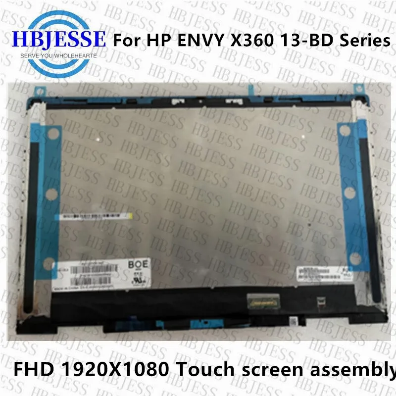 Imagem -01 - Fffhd 1920x1080 30 Pinos Montagem da Tela Lcd de Toque para hp Envy X360 13-bd 13m-bd0033dx 13m-bd0023dx Nv133fhm-n5t N133hcg-gf3 13.3 fffhd 1920x1080 30 pinos montagem da tela lcd de toque para hp envy x360 13 bd 13m bd0033dx 13m bd0023dx nv133fhm n5t n133hcg gf3 133 01