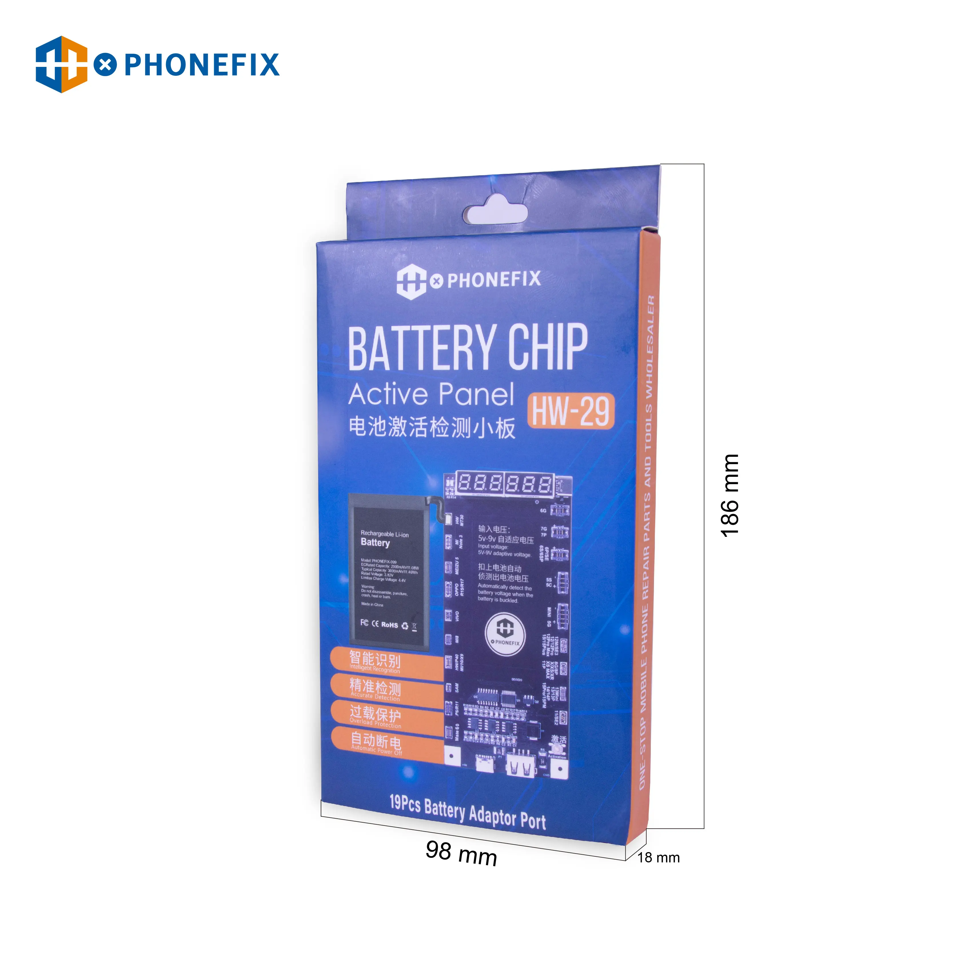 Mechaniker ba27 Batterie aktivierung Erkennungs karte Batterie Schnell ladung für iPhone 5g-13 14 15 Pro Max Android Ein-Klick-Aktivierung – Detail 21