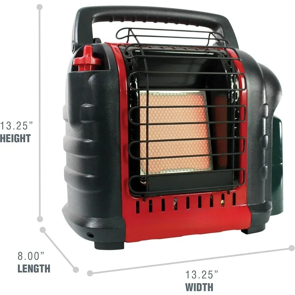 Portable Buddy Heater MH9BX 4,000-9,000 BTU Indoor-Safe Propane Radiant Heater For Campers, Workshops