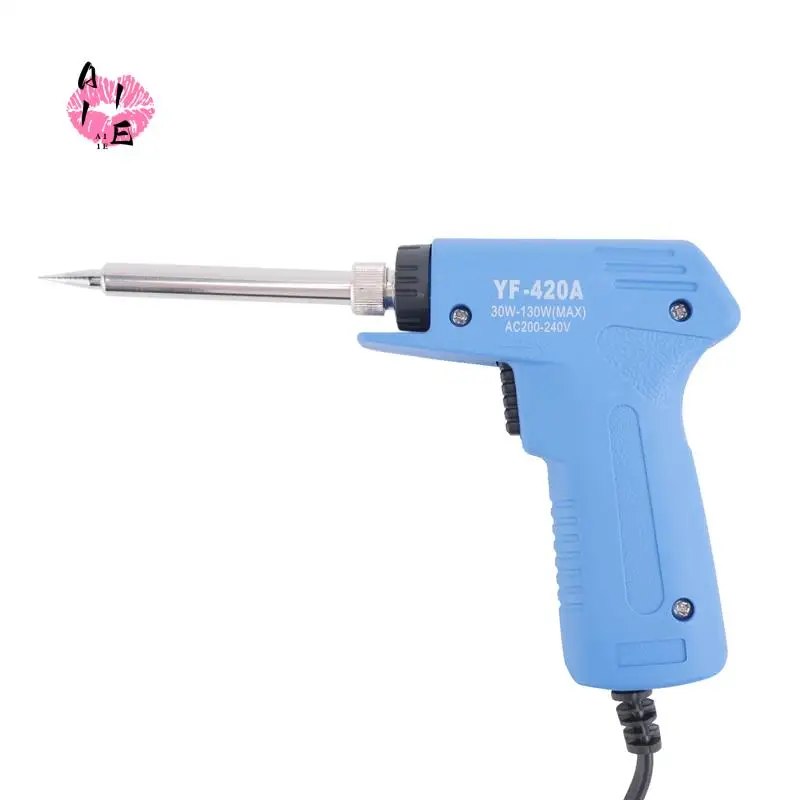 

A11E-220V 30W-130W Professional Stainless Dual Power Quick Heat-Up Adjustable Welding Electric Soldering Iron Tool Us Plug