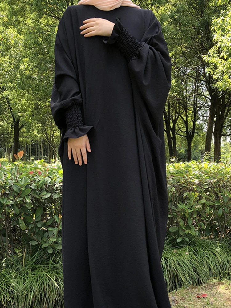 Abaya marocaine pour femmes musulmanes, robe de soirée, robe de prière élégante, manches longues, Ramadan Maxi, robe éducative, Eid Abayas