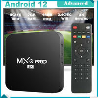 MXQ PRO Smart TV Box Android 12 IK316 Family H.265 4K HD Dual WIFI 3D Video Media Player Home Theater TV Set top Box 2.4/5G