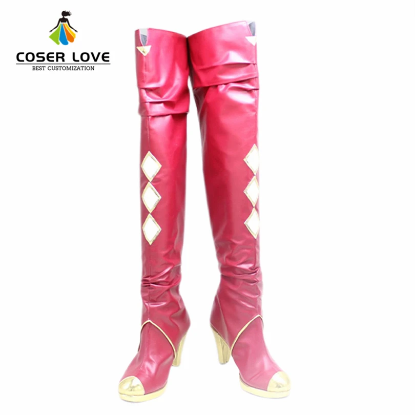 

vtuber hololive La+ Darknesss Rosemi Lovelock Cosplay Shoes Boots Halloween Christmas Shoes