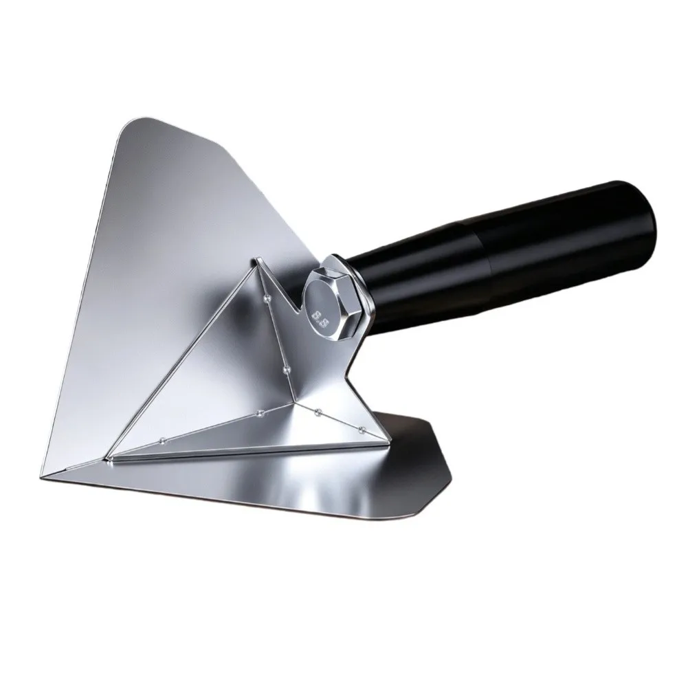 Stainless Steel Inside Corner Bead Trowel For Drywall Plastering Wall Finishing Construction Tool Professional Grade 18x10cm