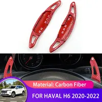 Extensión de palanca de cambios DSG forjada de fibra de carbono para volante de coche, para Haval H6 2020 2021 2022, estilo de coche