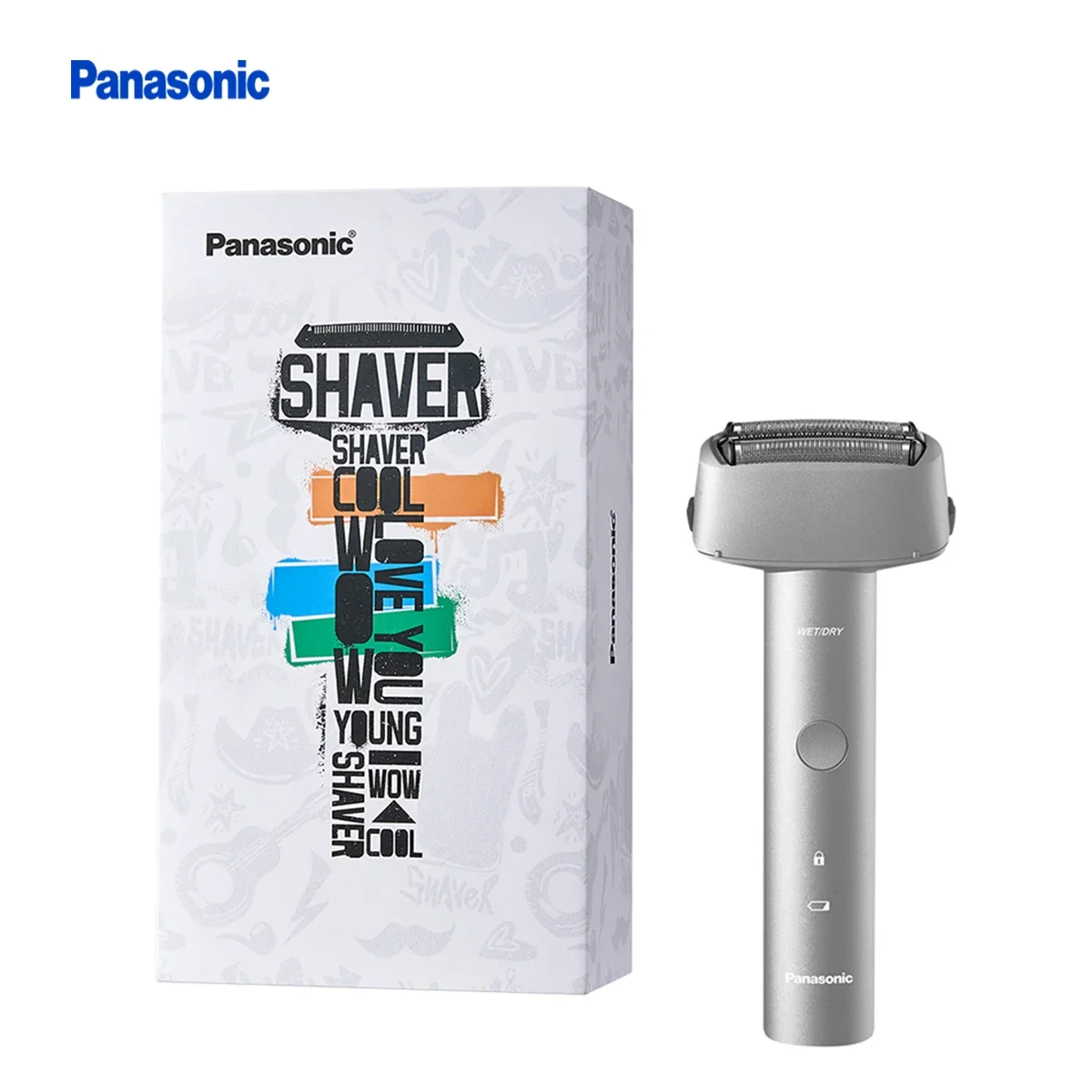 

Электробритва Panasonic для мужчин, водонепроницаемая бритва IPX7, бритва для влажной и сухой бороды с системой резки с 3 лезвиями для дома и путешествий