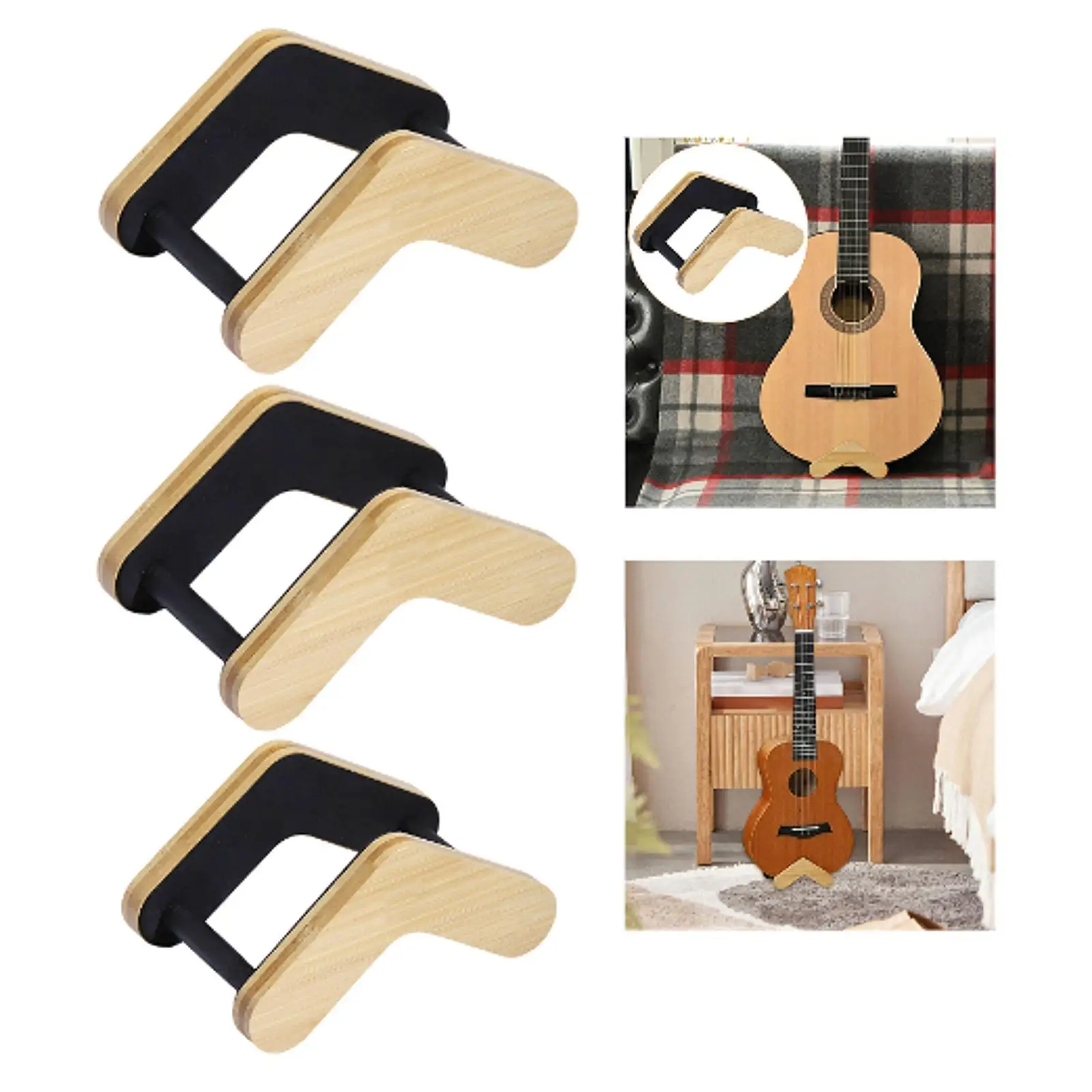 Guitar Stand Adjustable Width Protective Space Saving String Instrument Holder Guitar Holder for Studio Concert Home Household