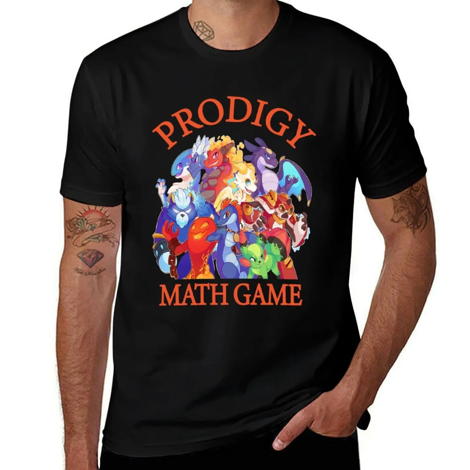 Prodigy Math Game T-Shirt All Match Print Short Sleeve Top T-Shirt