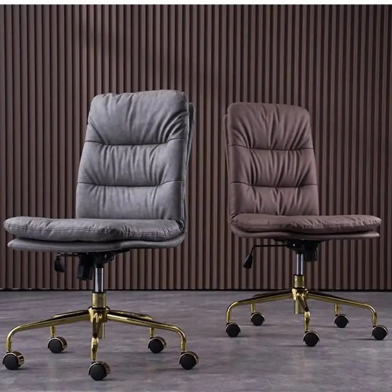 

Nordic Small Office Chair Visitor Roller Modern White Relaxing Office Chair Ergonomic Comfortable Silla De Escritorio Furniture