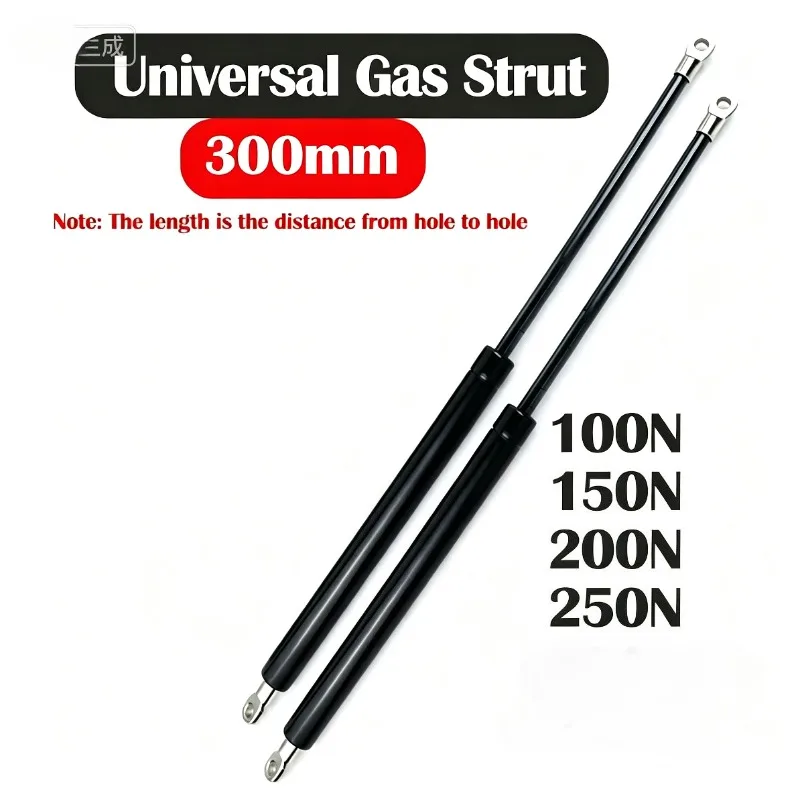 2pcs 200mm 250mm 300mm Car Gas Strut Bars Spring Hood Support Rod Shock Lift for RV Bed Window Bus Caravans 100N 150N 200N-400N