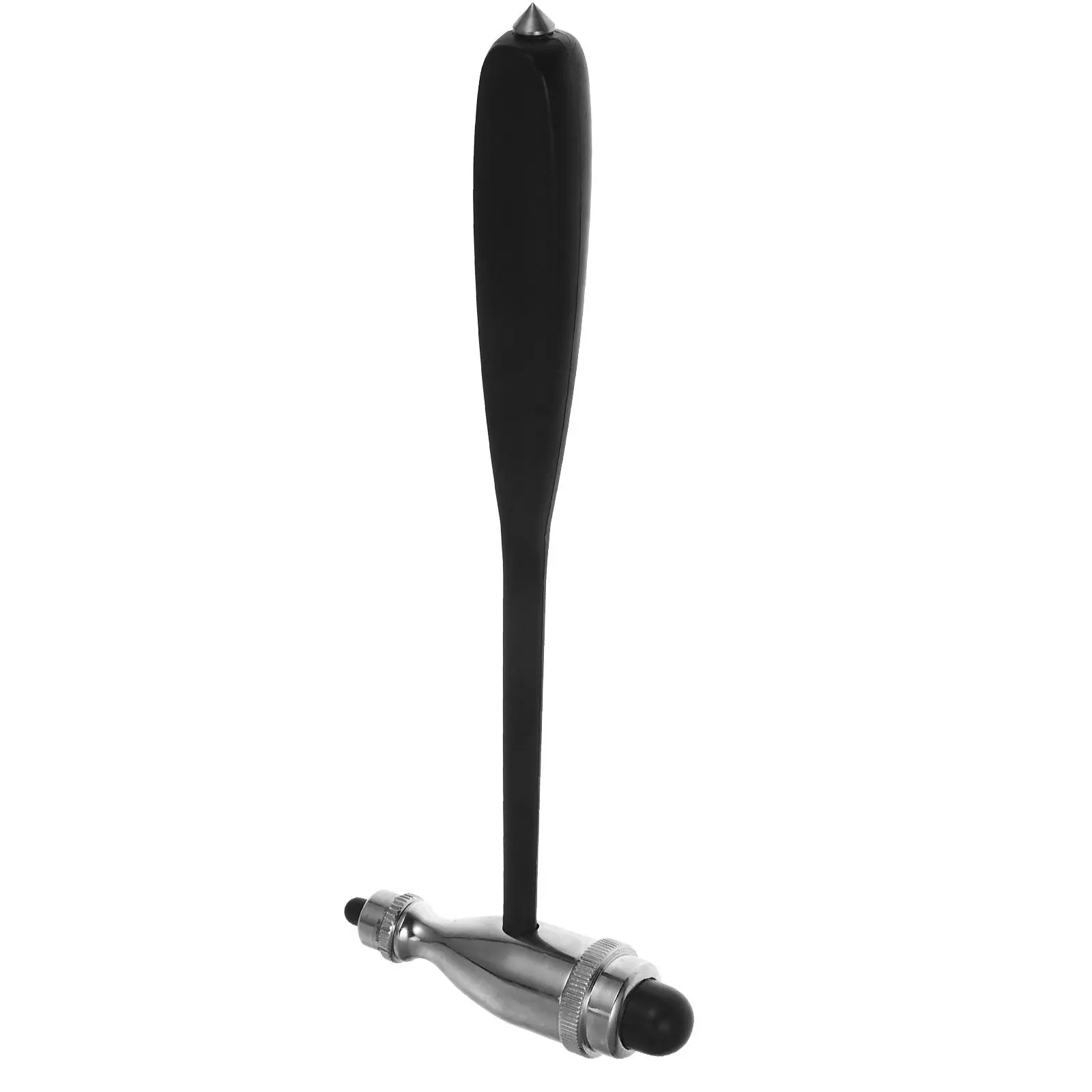 Professional Stainless Steel Neurological Percussion Hammer Ergonomic Long Handle for Reflex Testing Diagnostic