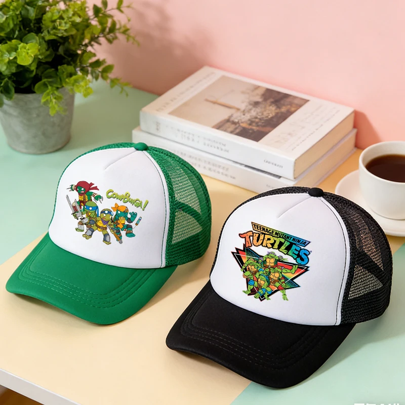 

Teenage Mutant Ninja Turtles Boy Baseball Cap Anime Cartoon Sun Hat Parent Children Casual Outdoor Hats Fashion Peaked Cap Gift