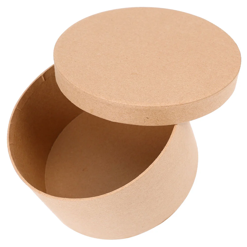 Carton DIY Kraft Paper Box Dad Christmas Boxes Candy with Lid Dessert Containers Lids