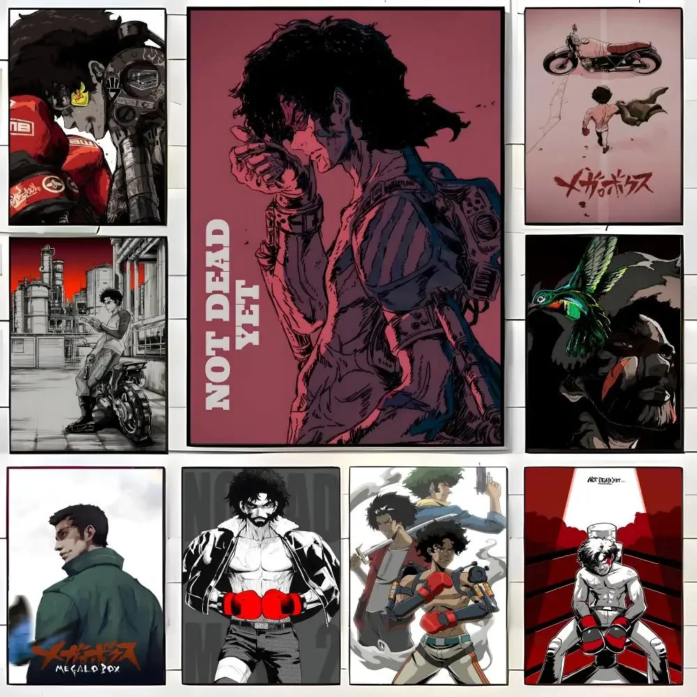 Anime M-MEGALO B-BOX Poster Self-adhesive Art Waterproof Paper Sticker Coffee House Bar Room Wall Decor